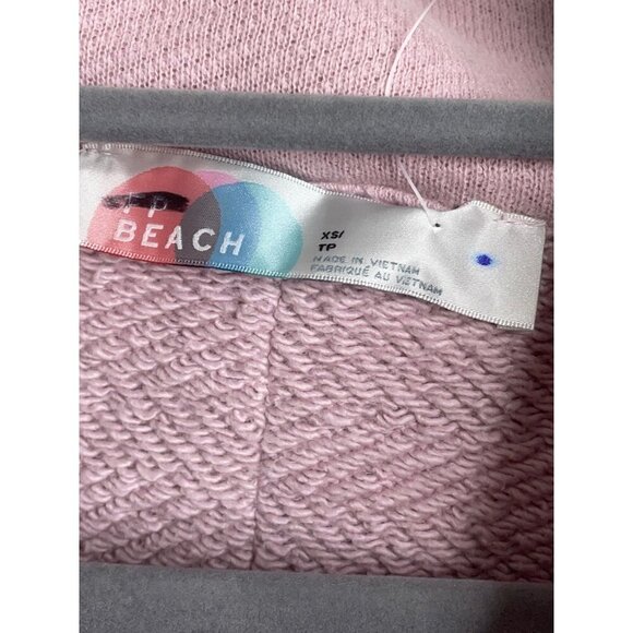 Free People FP BEACH Rowan Oversized Pullover Henley Sweatshirt Top Size XS NEW - Picture 6 of 6